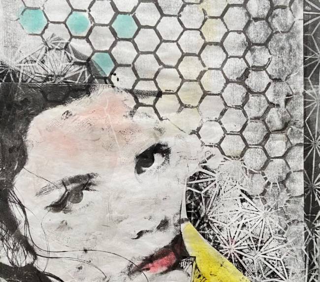 Gelli Plate Aufbaukurs – Impression